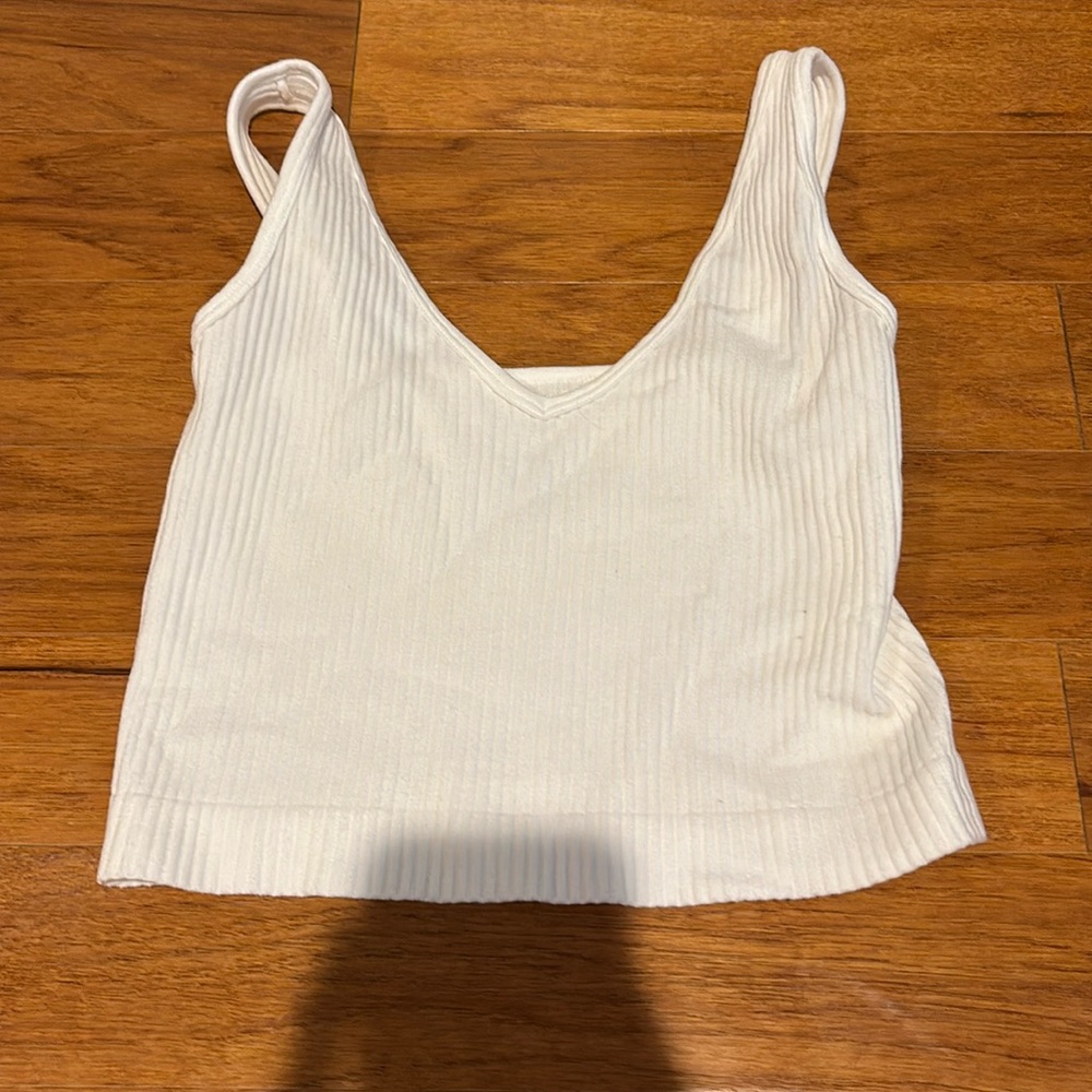 Basic Ribbed Crop Tank